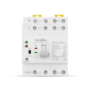 TOATS-4P DIN bėgelio ATS automatinis perjungiklis 110V 220V 63A trifazis